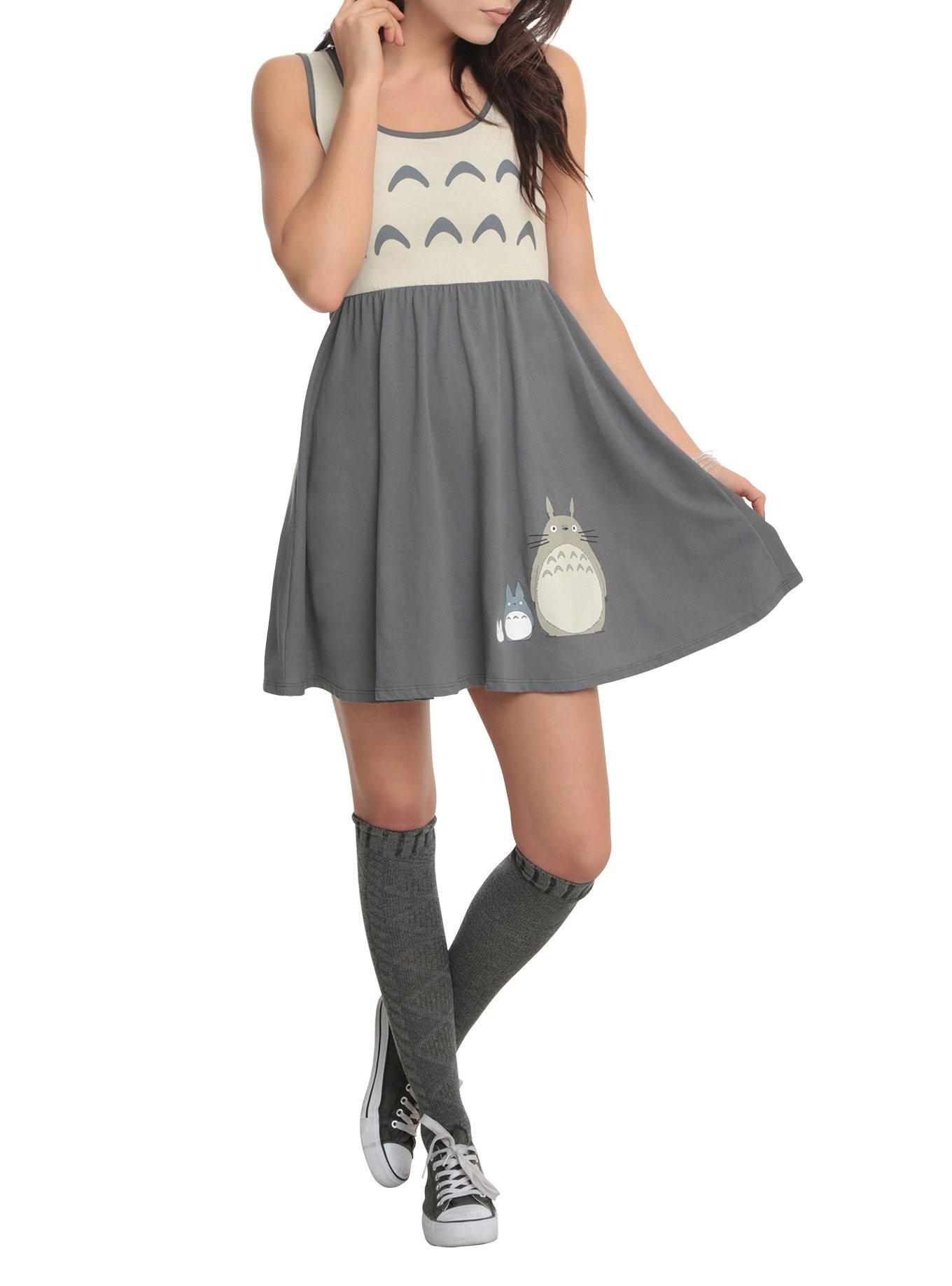 Her Universe Studio Ghibli My Neighbor Totoro Friends Costume Dress, BLACK, hi-res