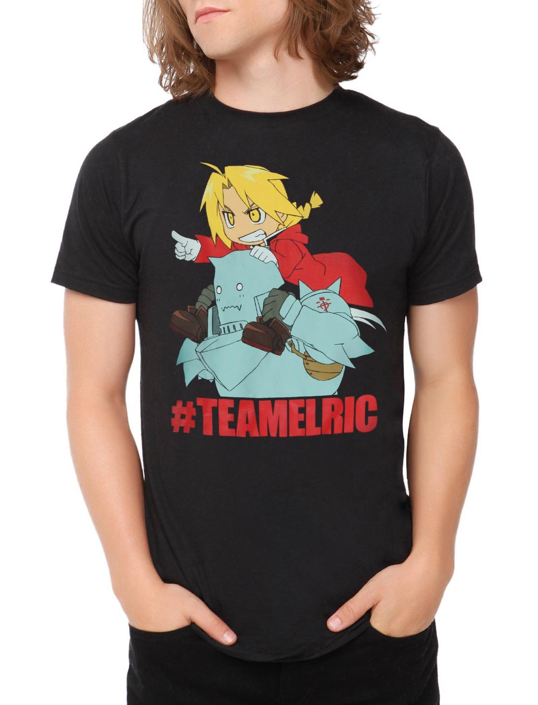 Fullmetal Alchemist #TeamElric T-Shirt, BLACK, hi-res