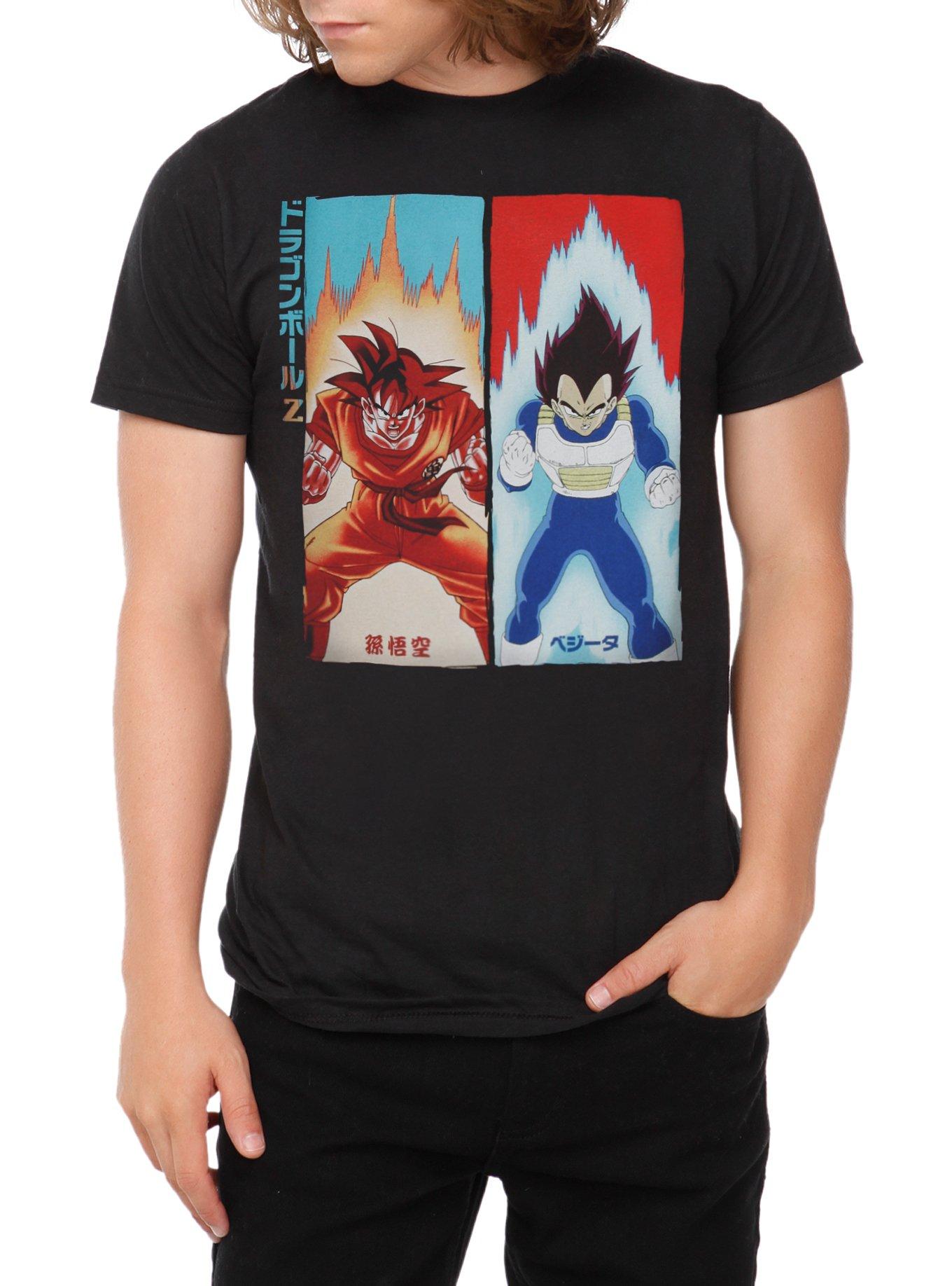 goku and vegeta t shirt