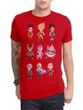 Dragon Ball Z Chibi Characters T-Shirt, BLACK, hi-res
