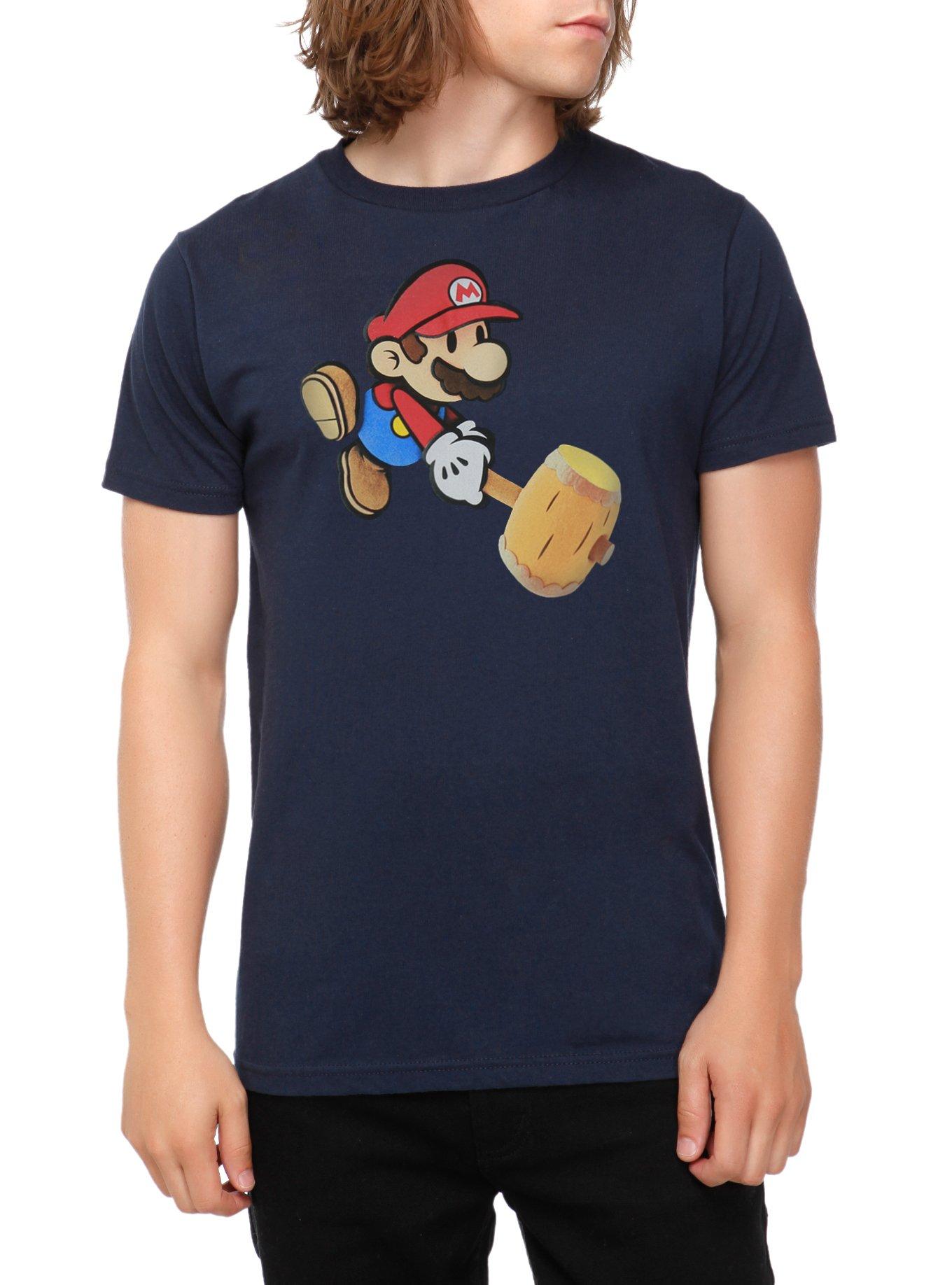 Nintendo Paper Mario Hammer T-Shirt, , hi-res