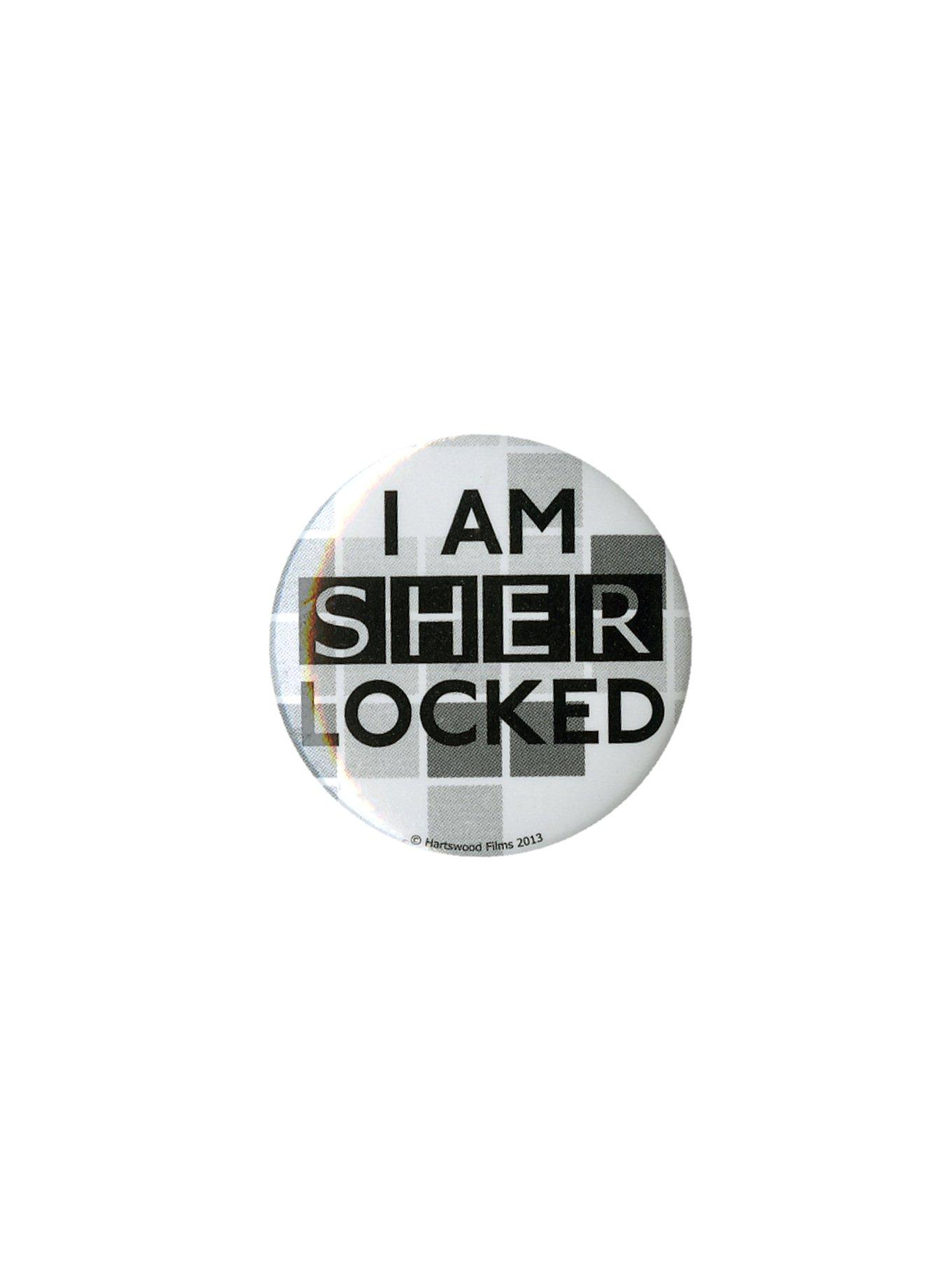 Sherlock I Am Sherlocked Pin, , hi-res