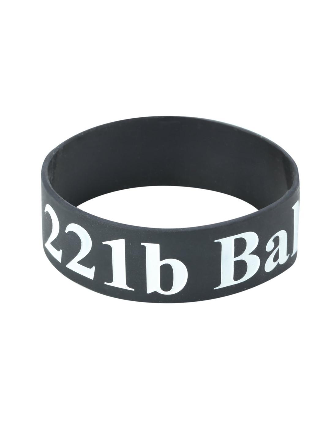 221b Baker Street Rubber Bracelet, , hi-res