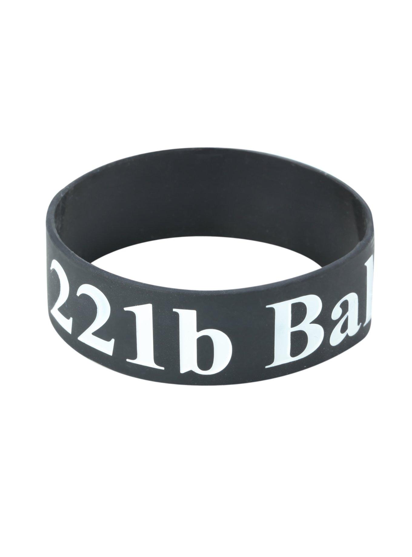 221b Baker Street Rubber Bracelet, , hi-res