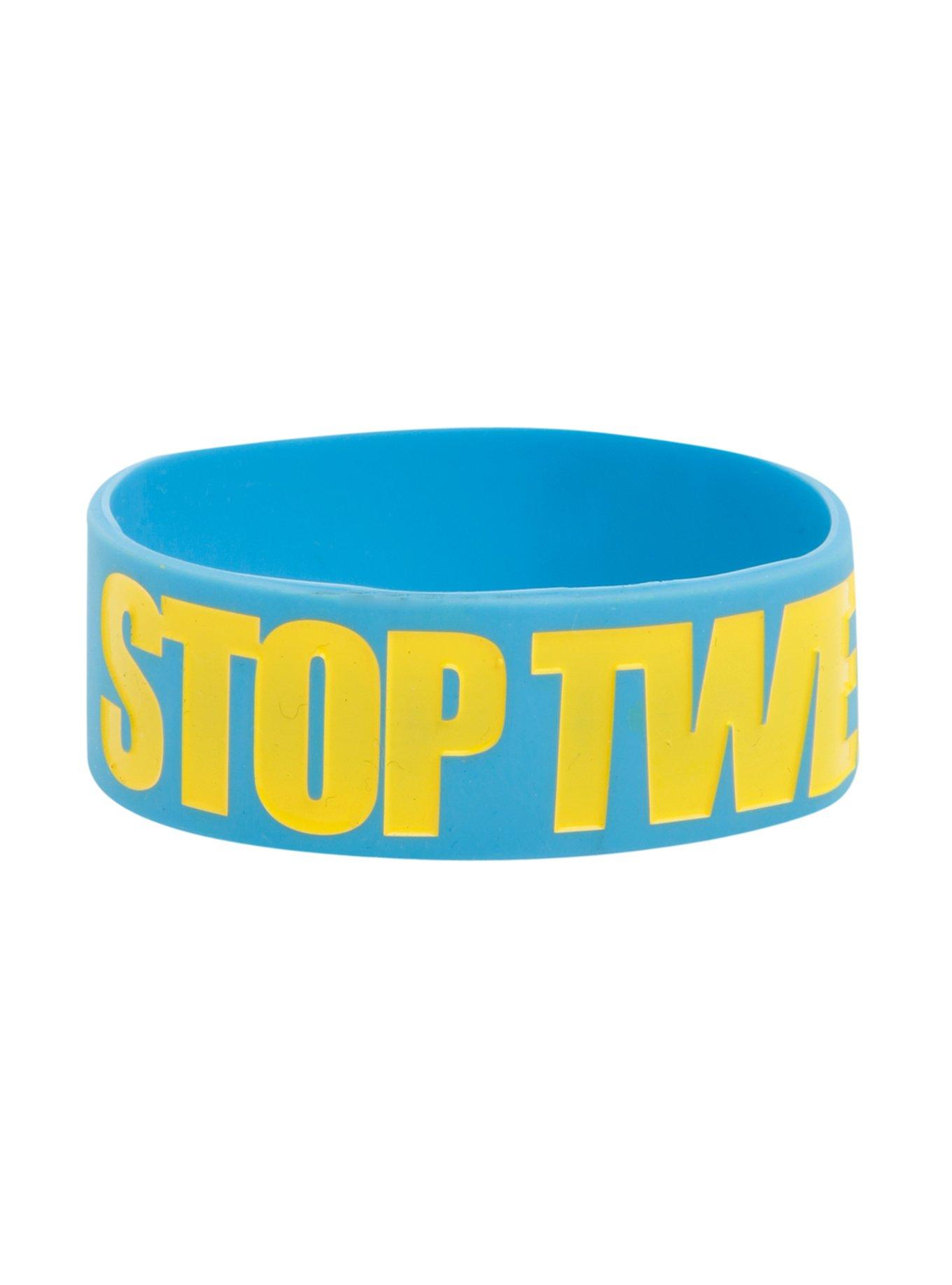 Stop Twerking Rubber Bracelet, , hi-res