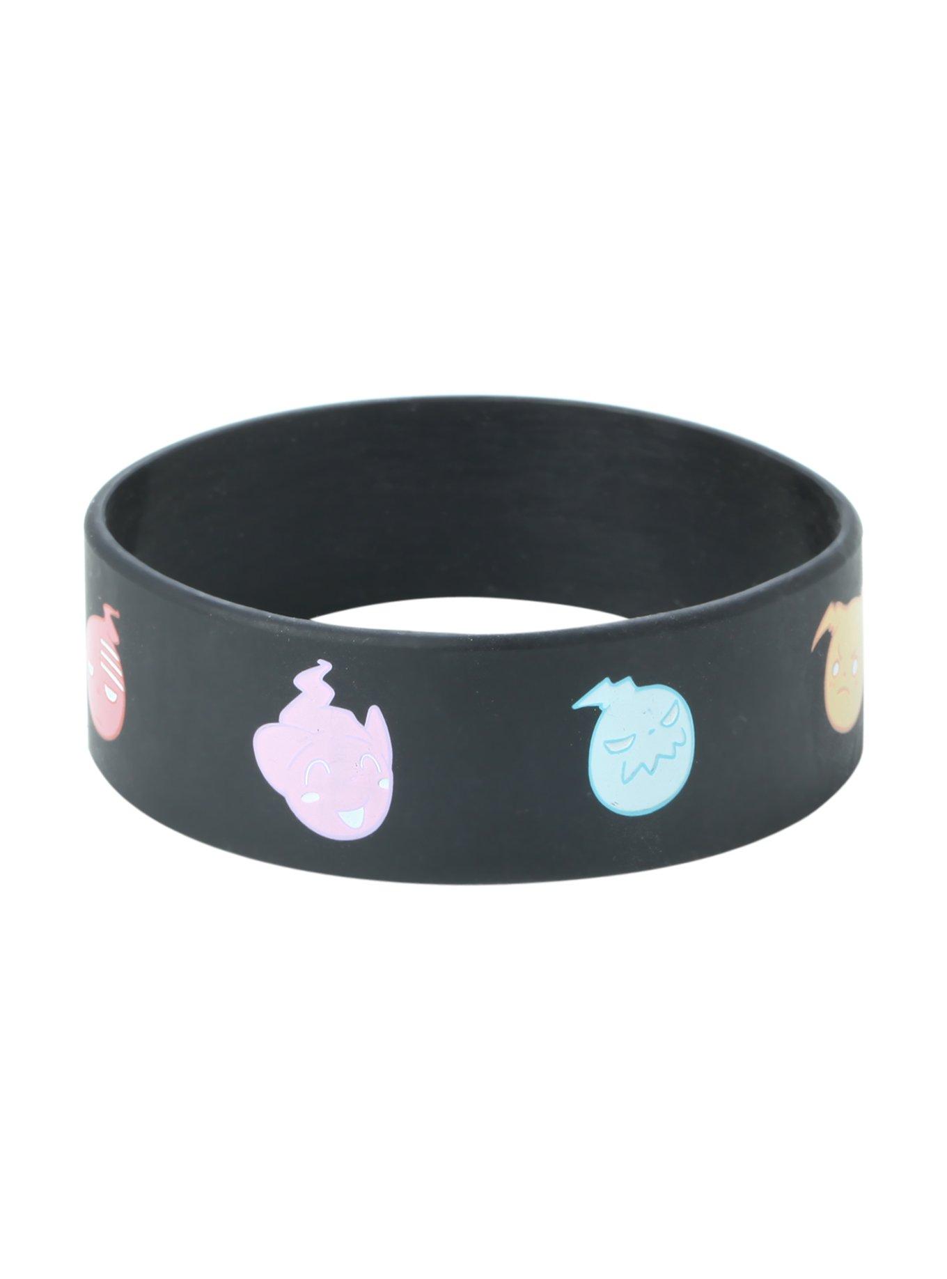 Soul Eater Characters Rubber Bracelet, , hi-res