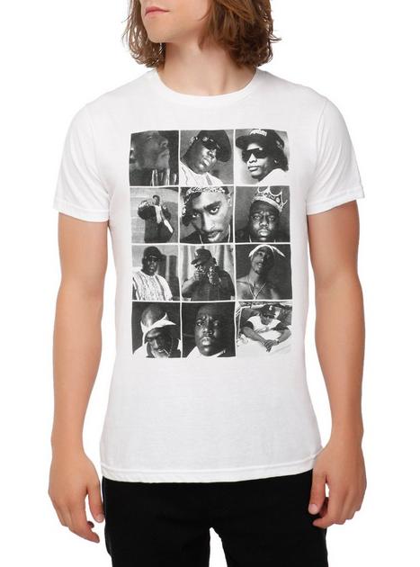 ✨超激レア✨ラップ　Hiphop Tシャツ　2pac Biggie Eazy-E Red Y2K Hip-Hop Legends Tupac Biggie Eazy-E Rap T-shirt Size