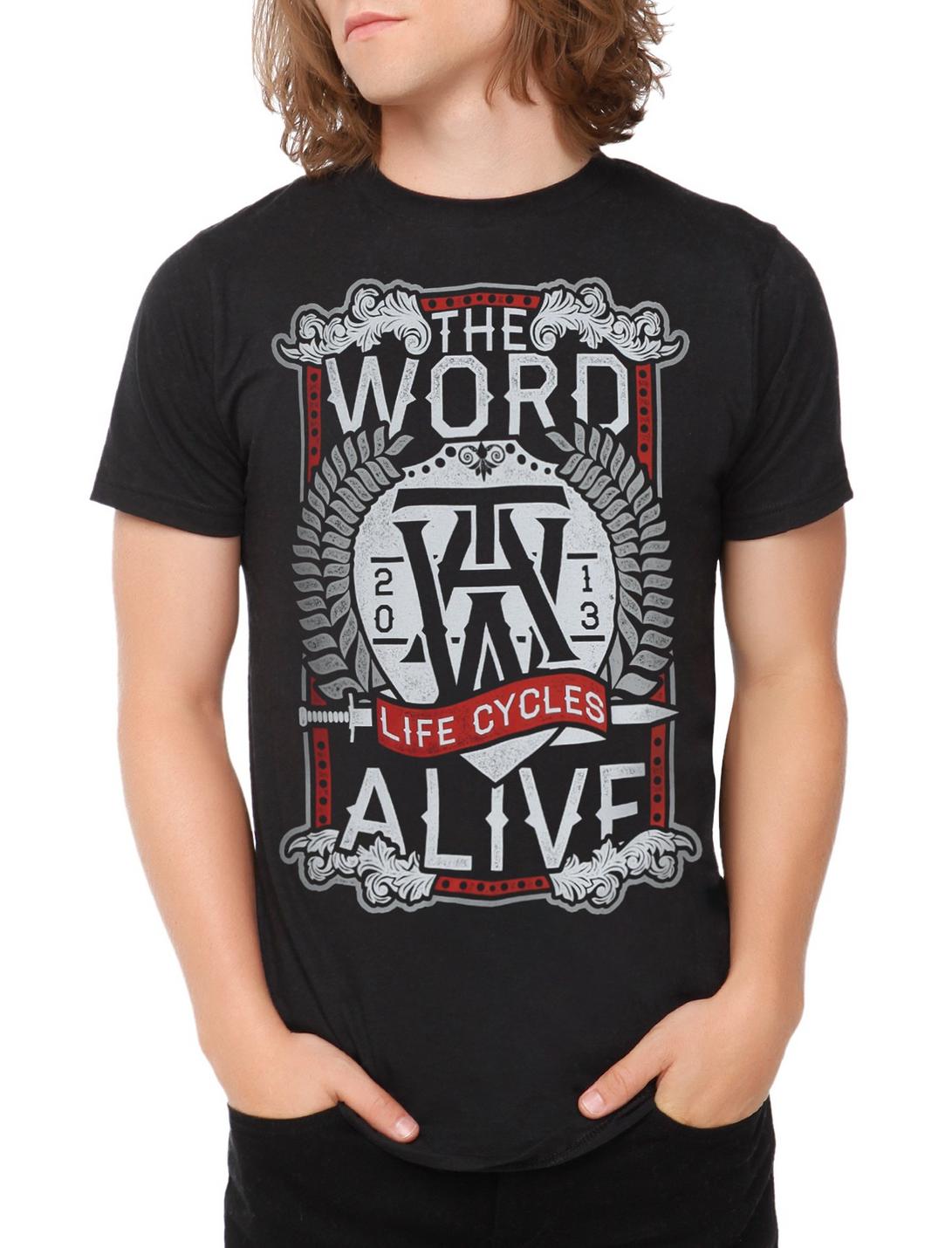 The Word Alive Life Cycles T-Shirt, BLACK, hi-res