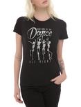 Dance All Night Skeletons Girls T-Shirt, BLACK, hi-res