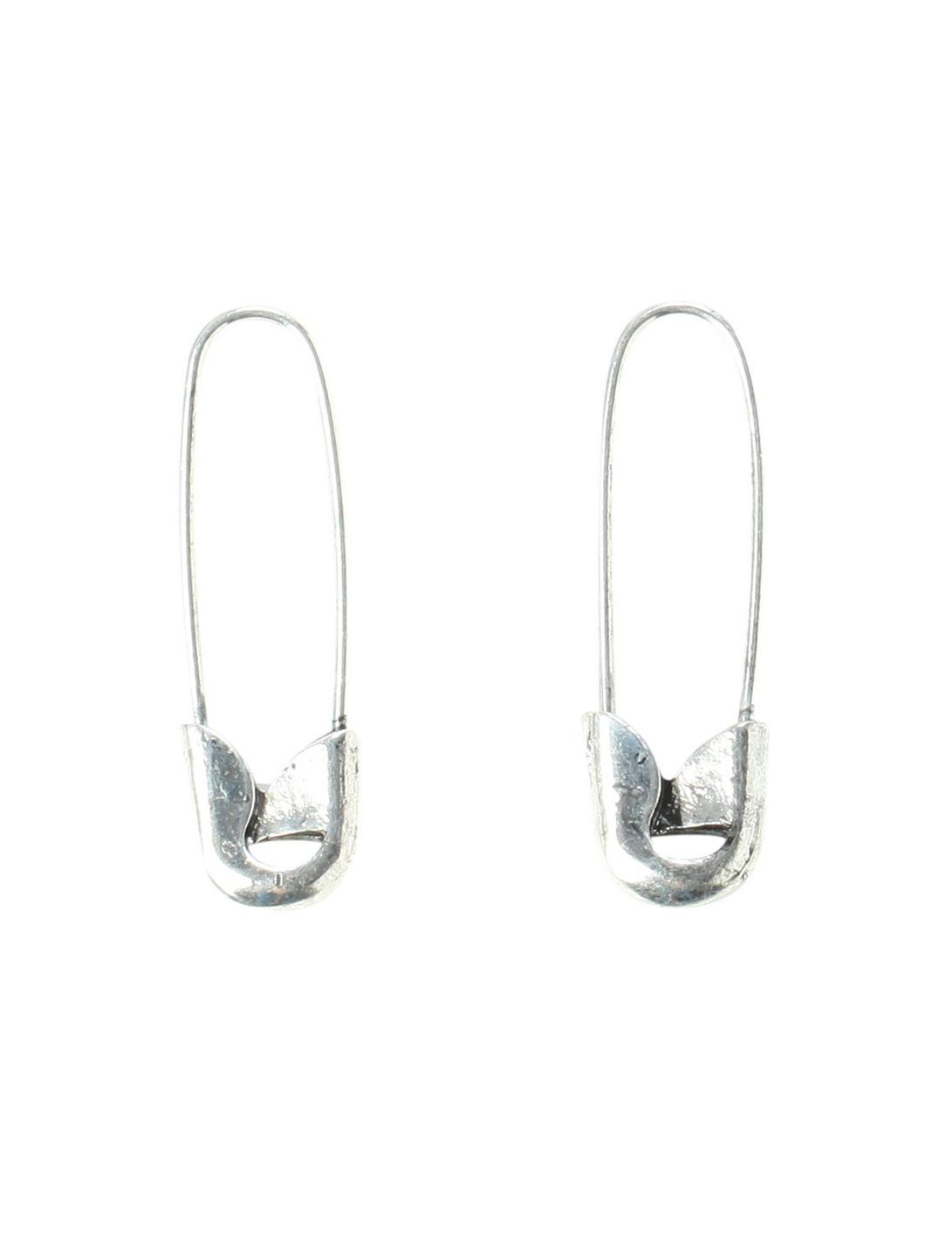 LOVEsick Safety Pin Tunnel Earrings, , hi-res