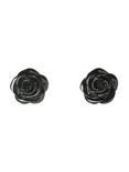 LOVEsick Black Rose Stud Earrings, , hi-res