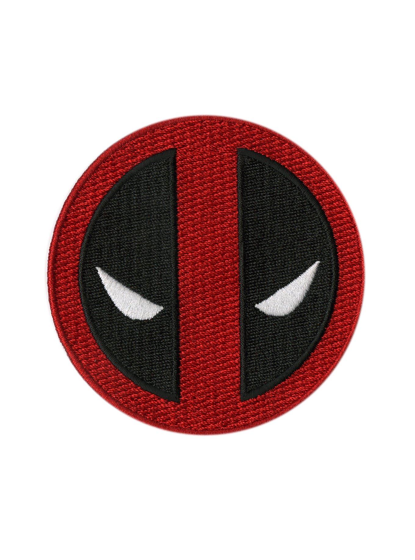 Marvel Deadpool Logo Iron-On Patch, , hi-res