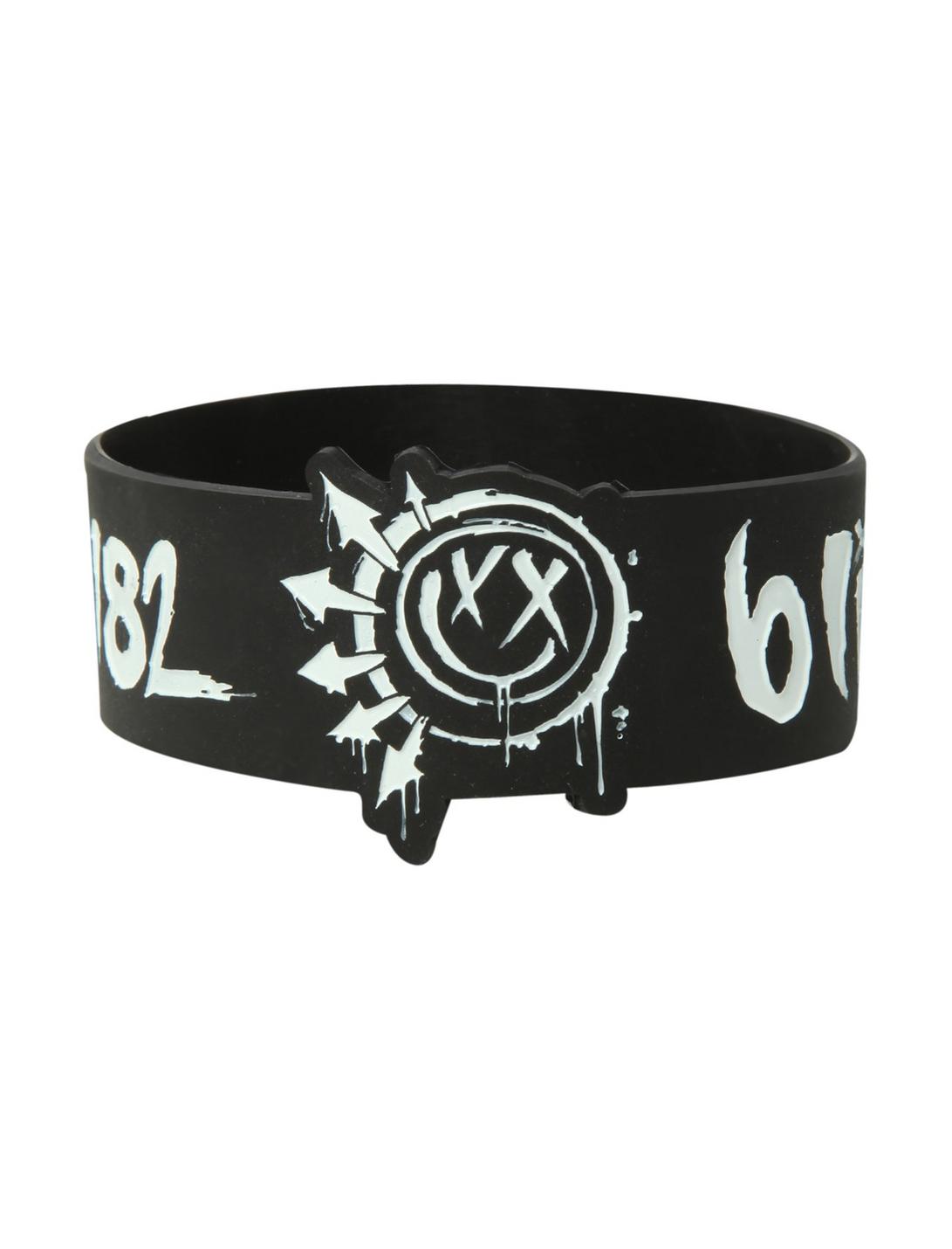 Blink-182 Sketch Logo Rubber Bracelet, , hi-res