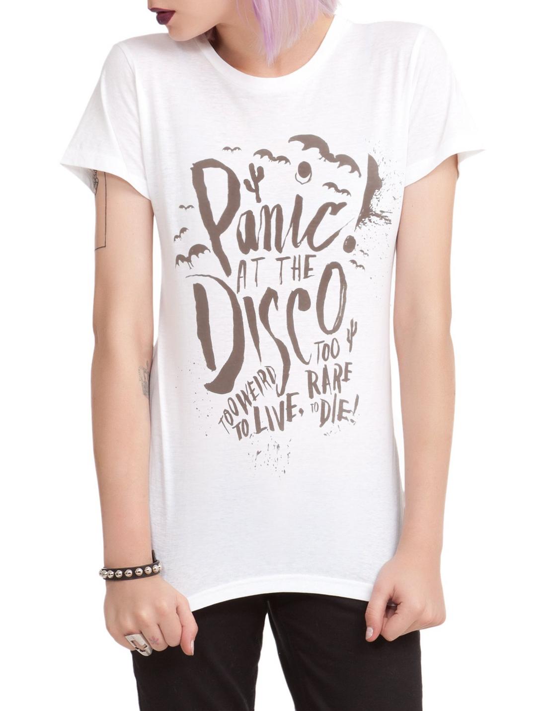 Panic! At The Disco Too Weird Girls T-Shirt, BLACK, hi-res
