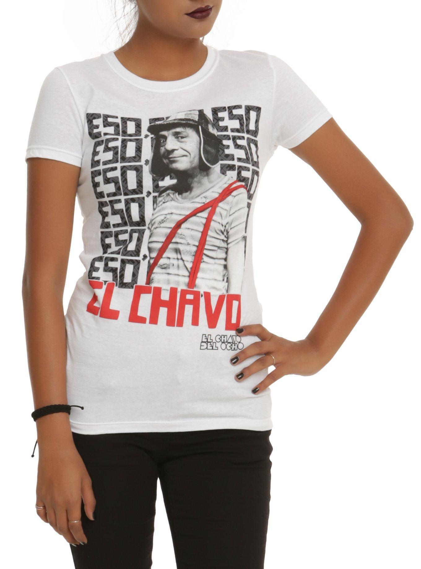 El Chavo Vintage Girls T-Shirt, BLACK, hi-res
