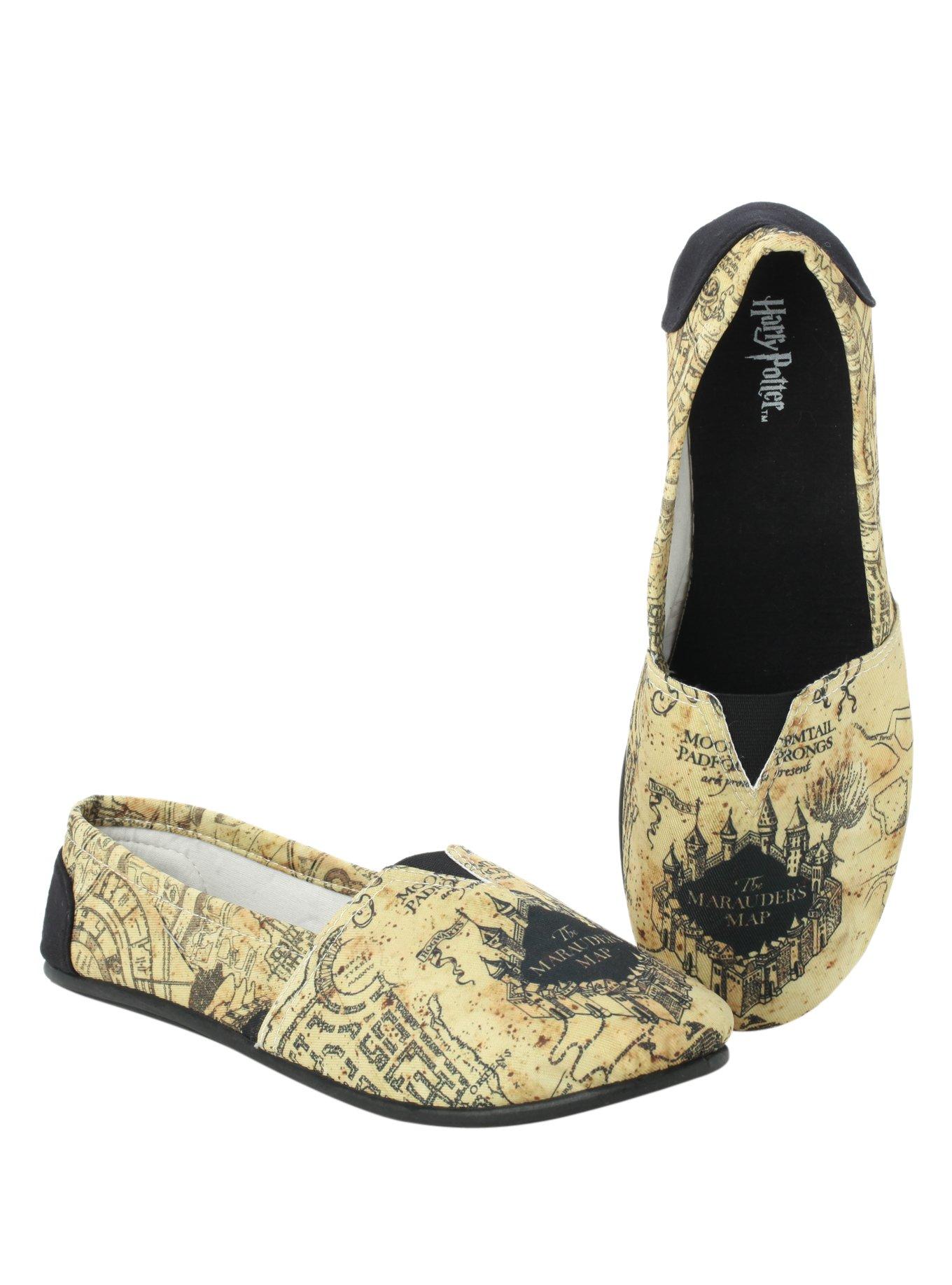 Harry Potter Marauder's Map Slip-On Shoes, , hi-res