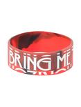Bring Me The Horizon Red And White Rubber Bracelet, , hi-res