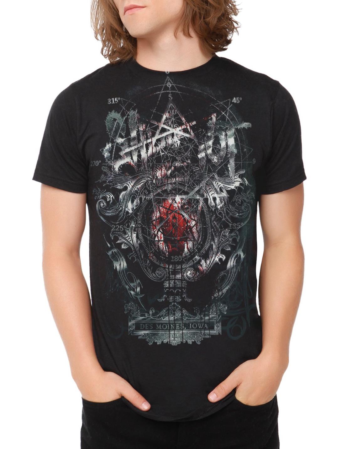 Slipknot Des Moines Blood T-Shirt, BLACK, hi-res