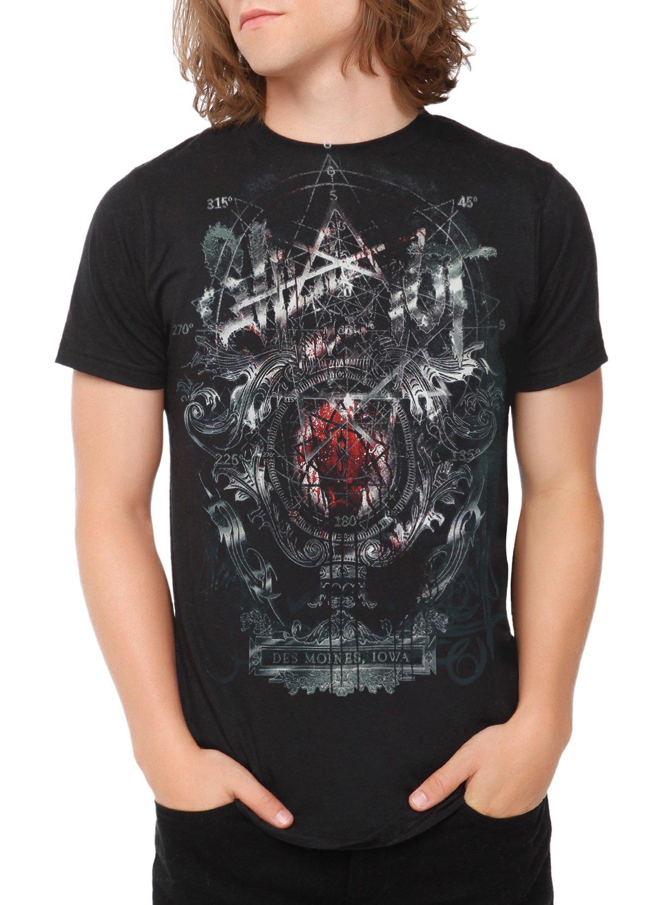 Slipknot Des Moines Blood T-Shirt, BLACK, hi-res