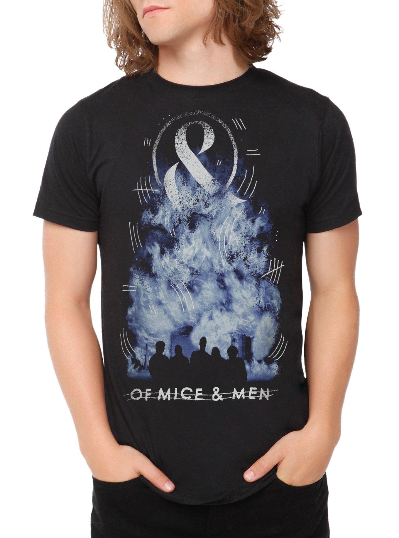Of Mice & Men Smoke T-Shirt, BLACK, hi-res