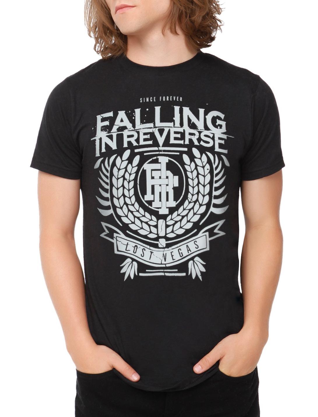 Falling In Reverse Lost Vegas T-Shirt, BLACK, hi-res