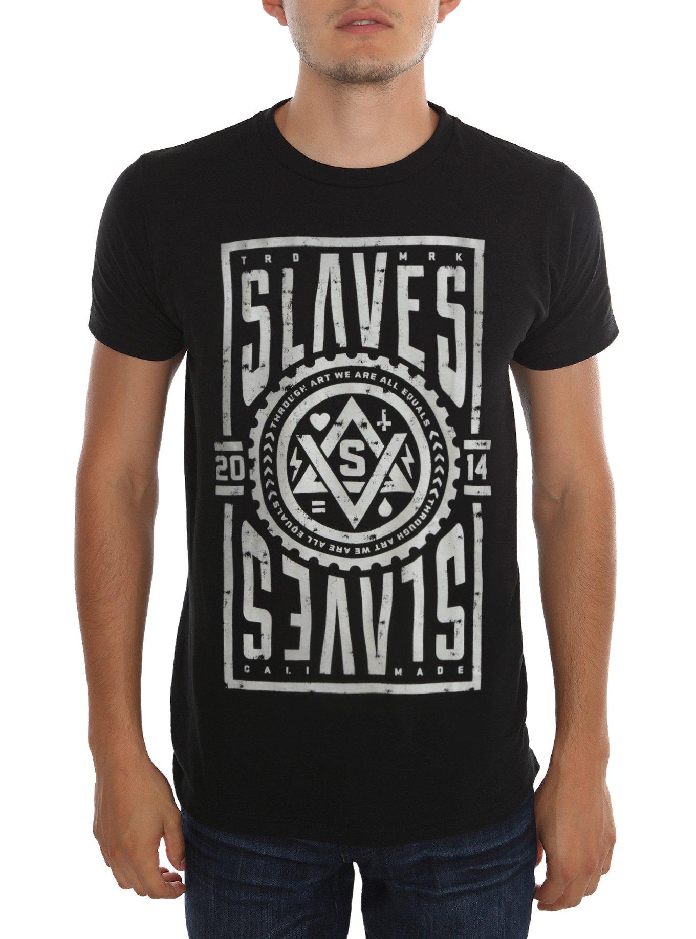 Slaves Through Art We Are All Equals T-Shirt, BLACK, hi-res