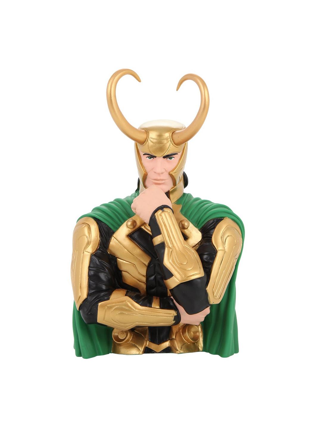 Marvel Loki Bust Bank, , hi-res