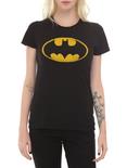DC Comics Batman Logo Girls T-Shirt, , hi-res