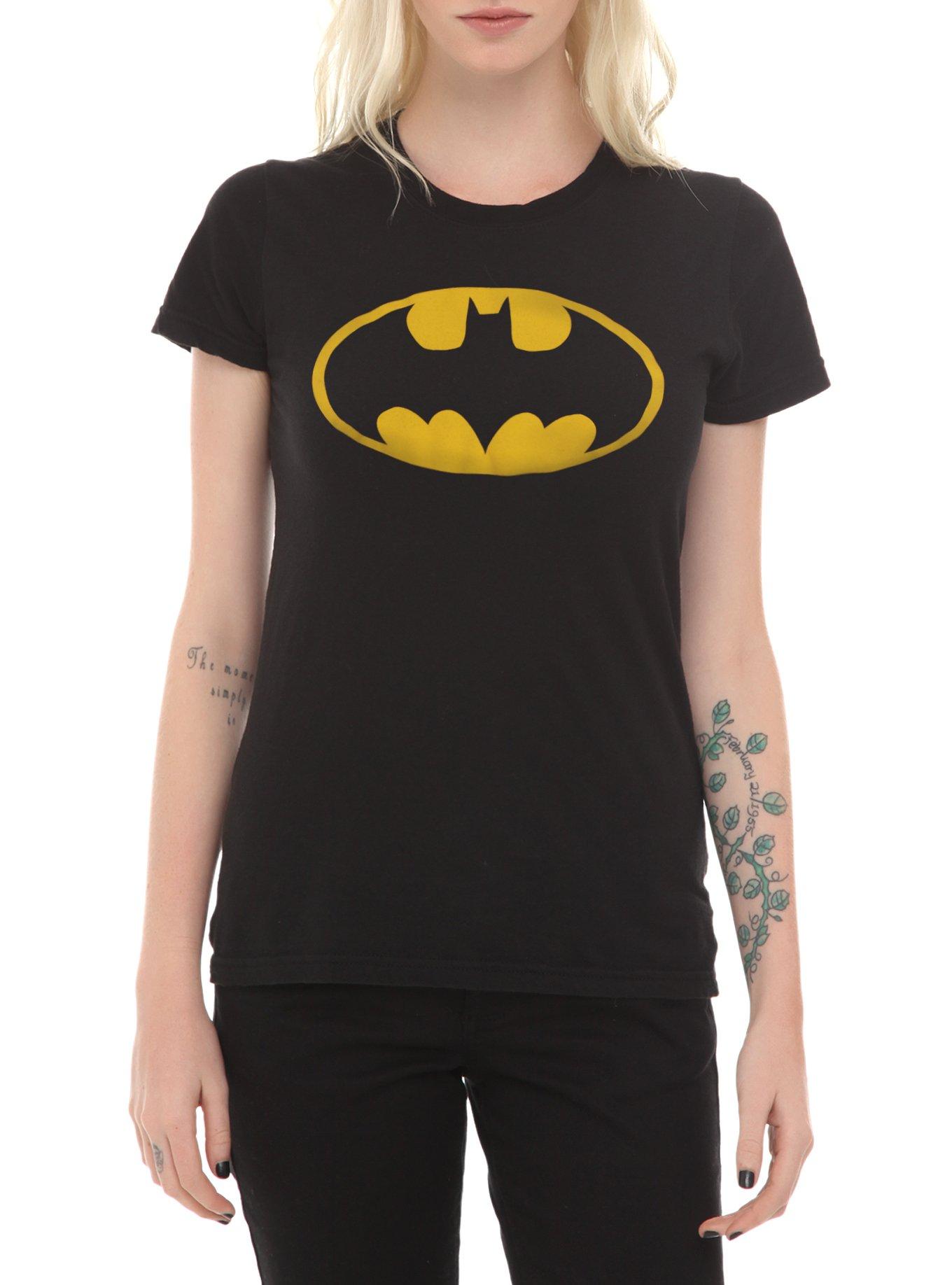 DC Comics Batman Logo Girls T-Shirt, , hi-res