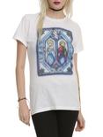 Disney Frozen Stained Glass Girls T-Shirt, BLACK, hi-res
