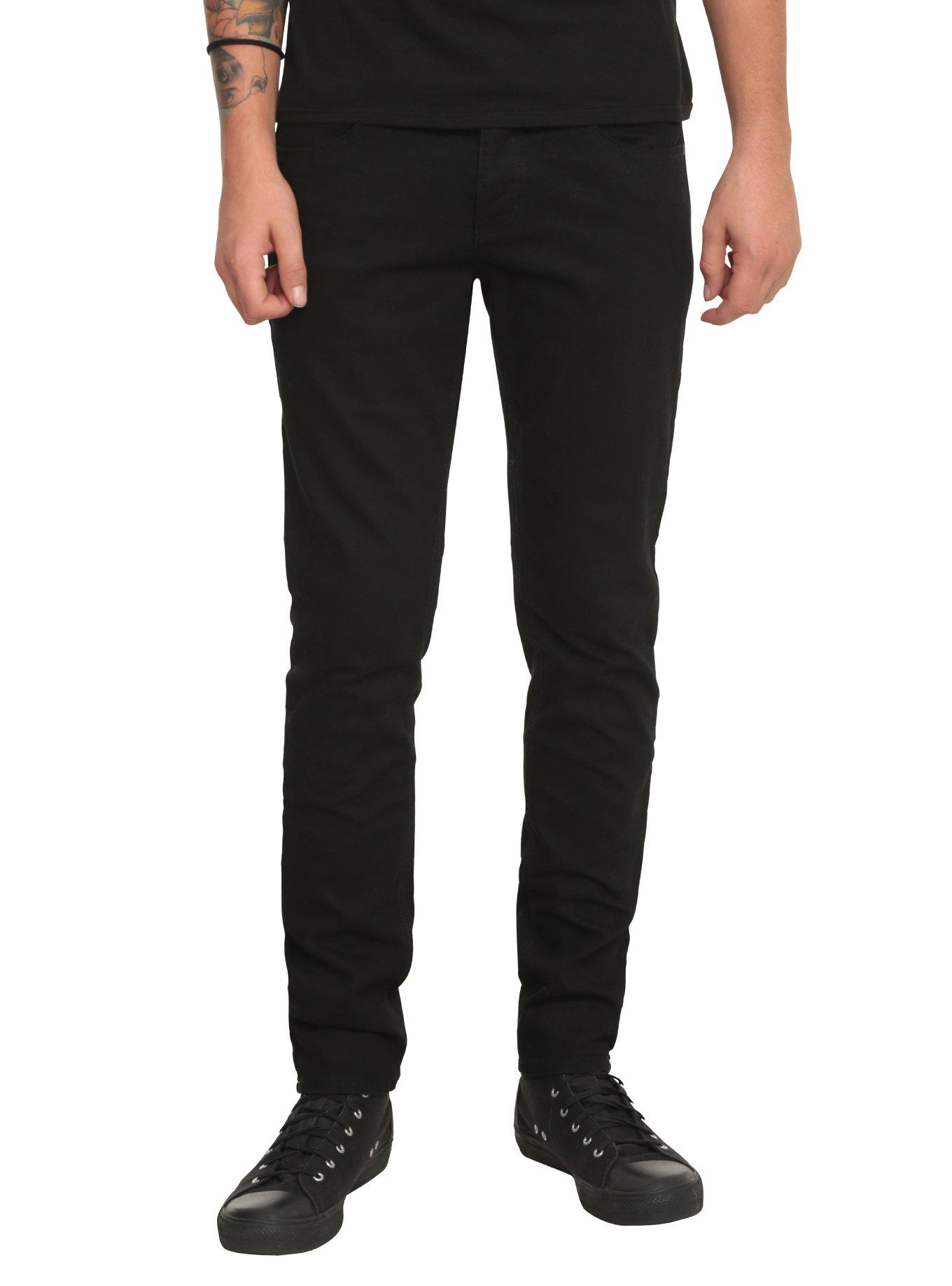 RUDE Never Fade Black Skinny Fit Denim Jeans | Hot Topic