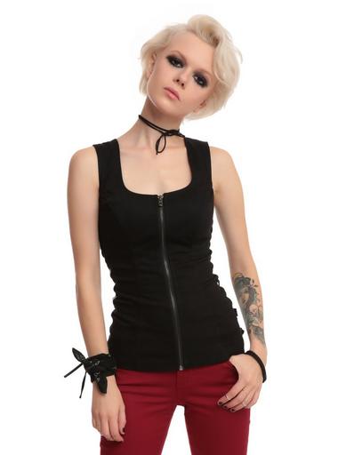 Joan Jett Tripp NYC Twill Vest | Hot Topic