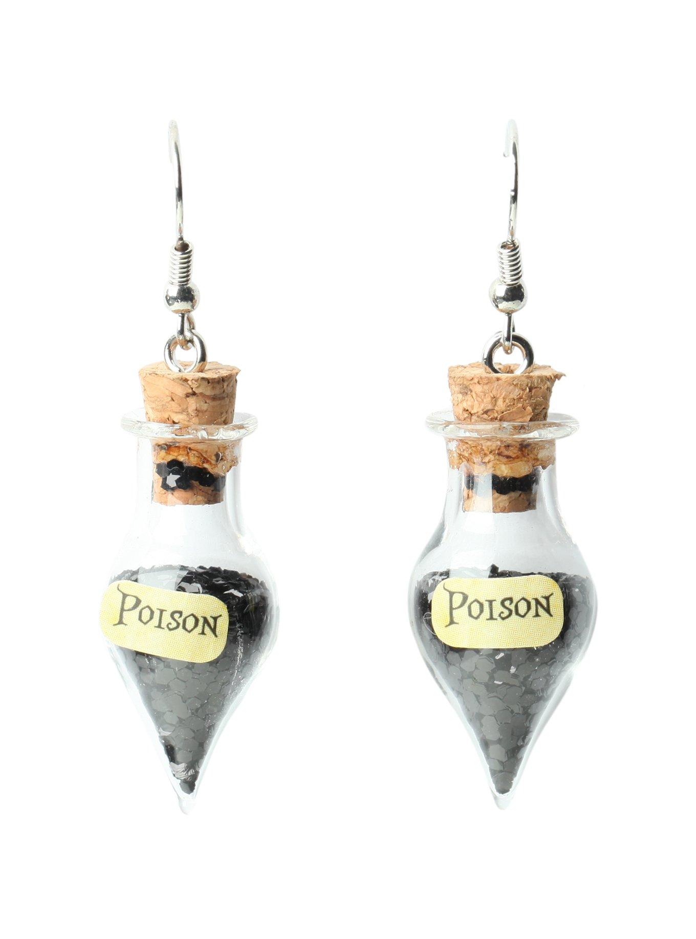 LOVEsick Poison Bottle Earrings, , hi-res