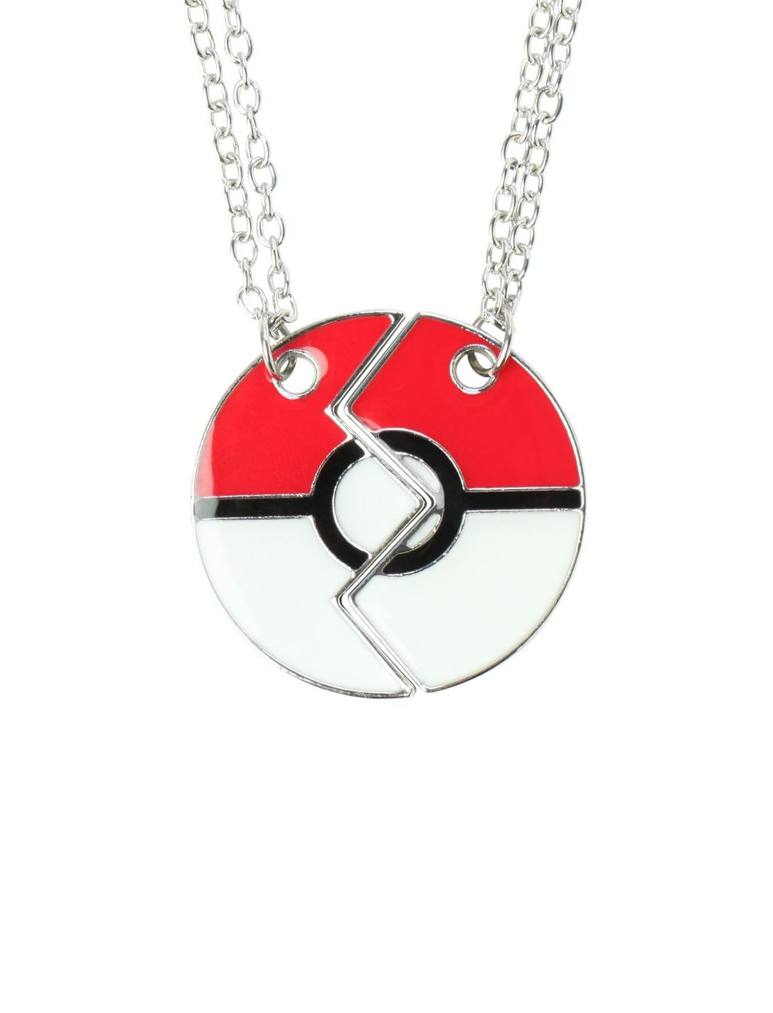 Pokemon Poke Ball Pendant Charm Necklace Jewelry Friendship 