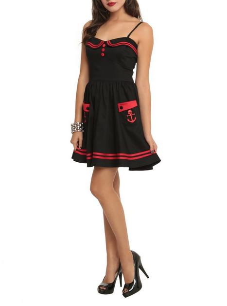 Hell cheapest Bunny Nautical Red Dress