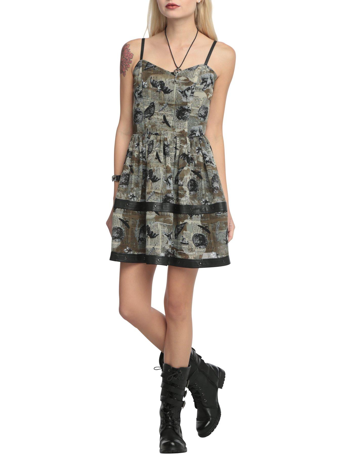 Spin Doctor Luna Dress, OLIVE, hi-res