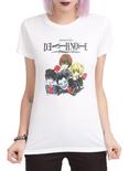 Death Note Chibi Group Girls T-Shirt, BLACK, hi-res