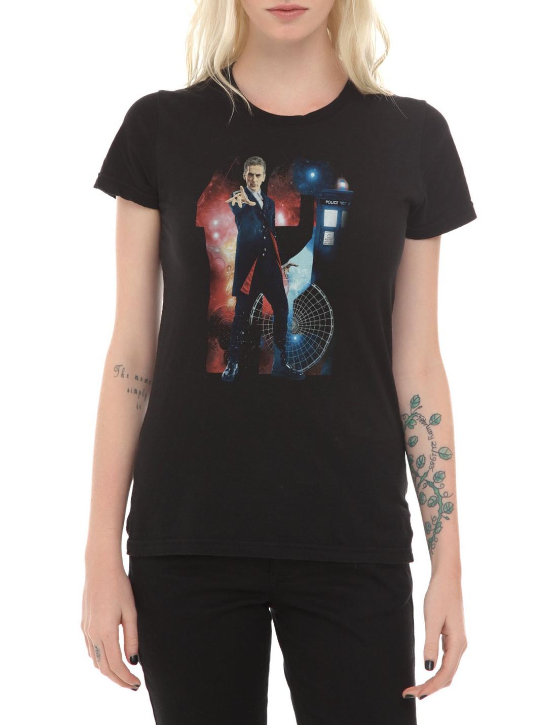 Doctor Who Twelfth Doctor Girls T-Shirt, BLACK, hi-res