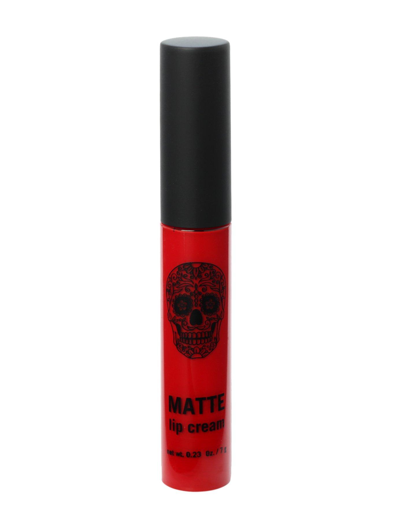 Blackheart Beauty Red Matte Lip Cream, , hi-res