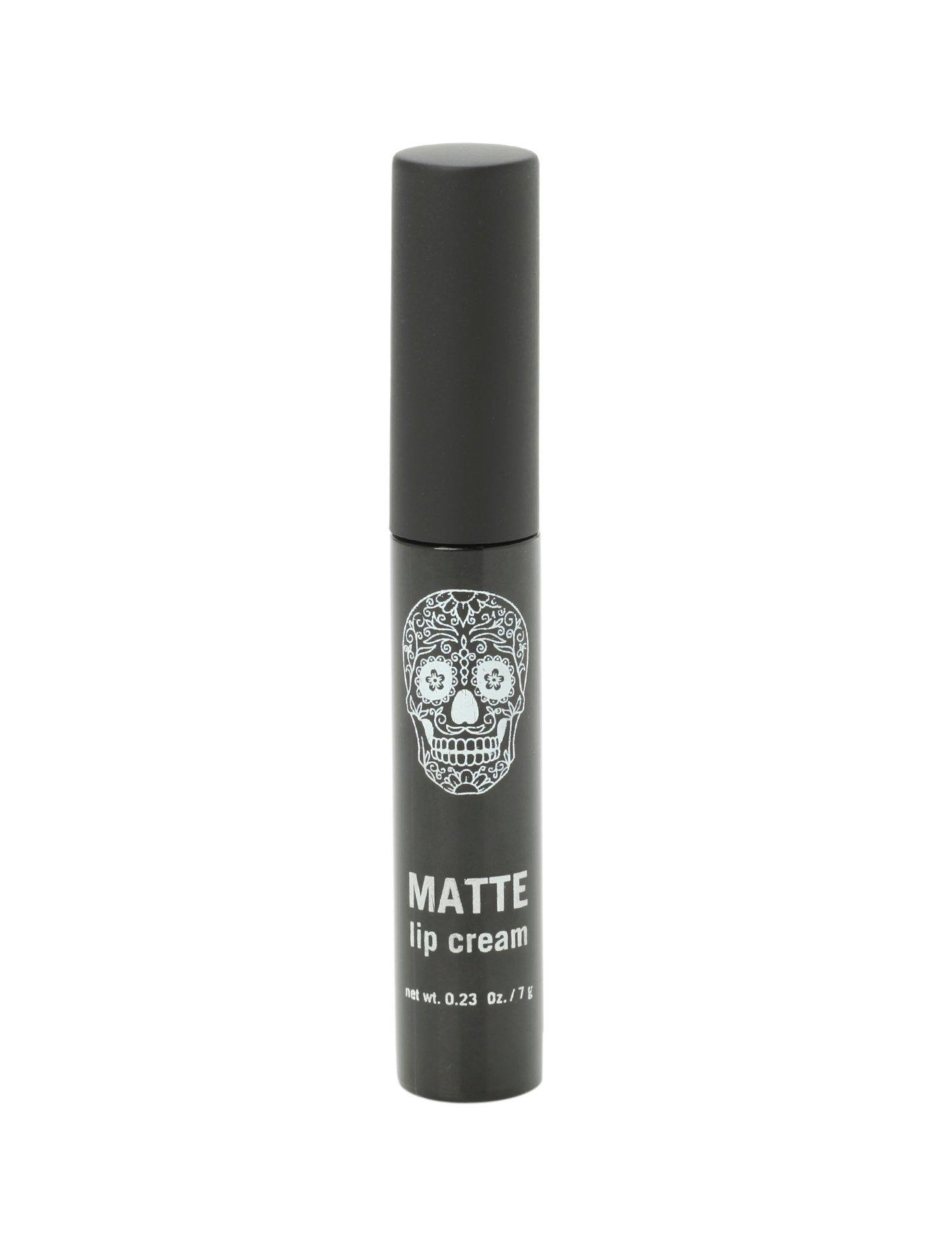 Blackheart Beauty Black Matte Lip Cream, , hi-res