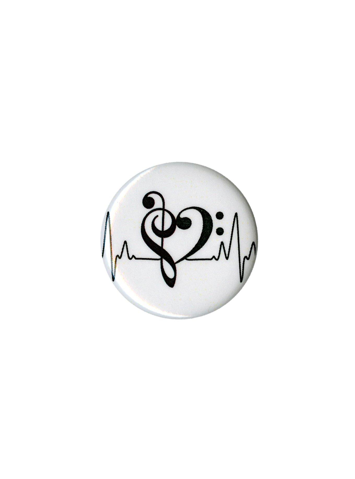 Music Heartbeat Pin | Hot Topic