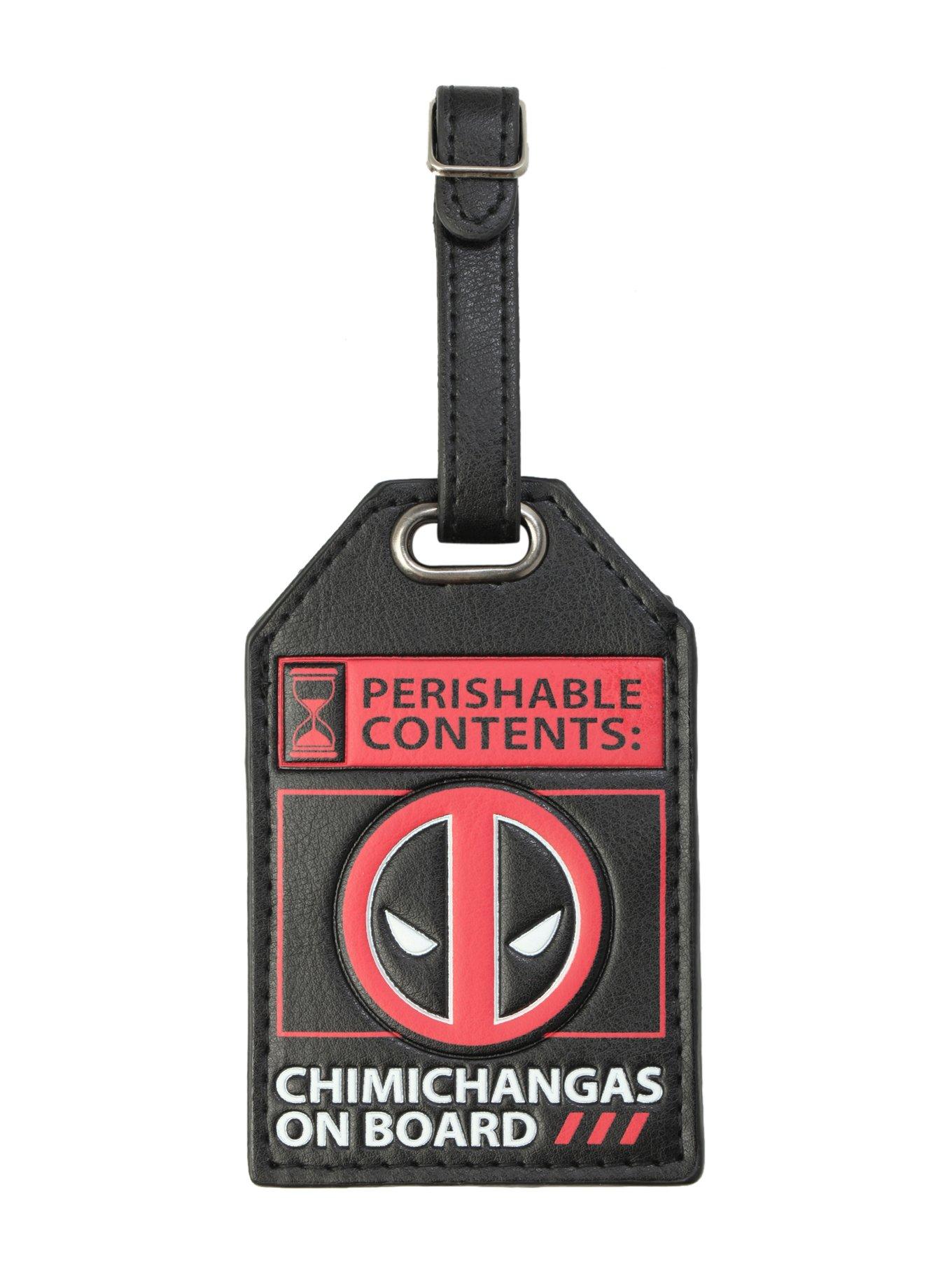 Marvel Deadpool Chimichangas Luggage Tag, , hi-res