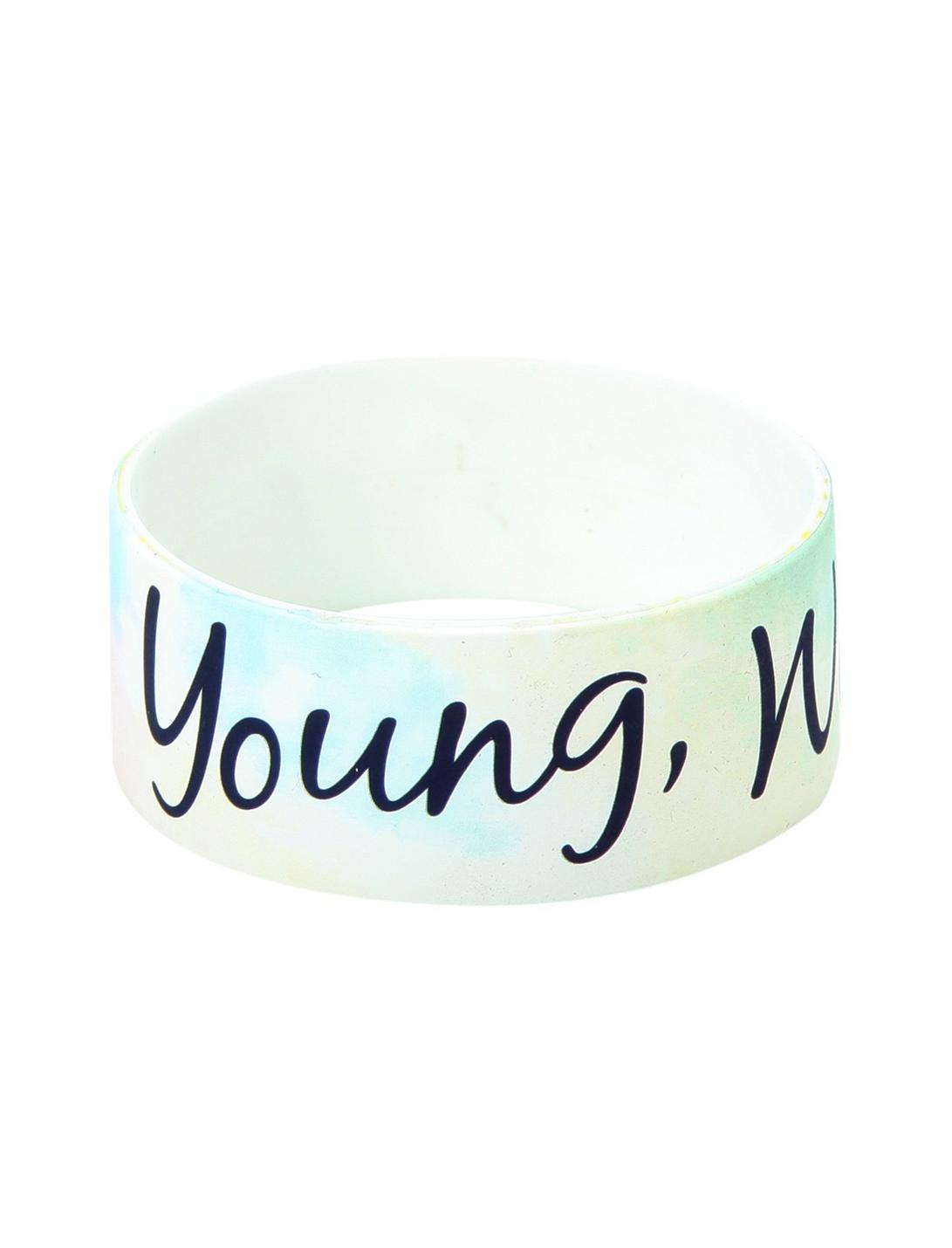 Young Wild Free Rubber Bracelet, , hi-res