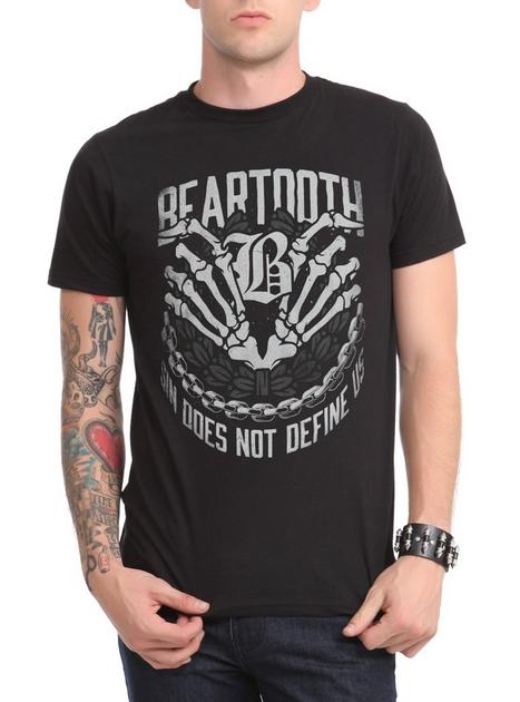 Beartooth Skeleton Hands T-Shirt | Hot Topic