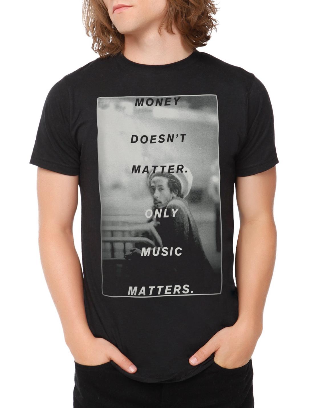 Bob Marley Money Doesn't Matter T-Shirt, BLACK, hi-res