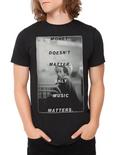 Bob Marley Money Doesn't Matter T-Shirt, BLACK, hi-res
