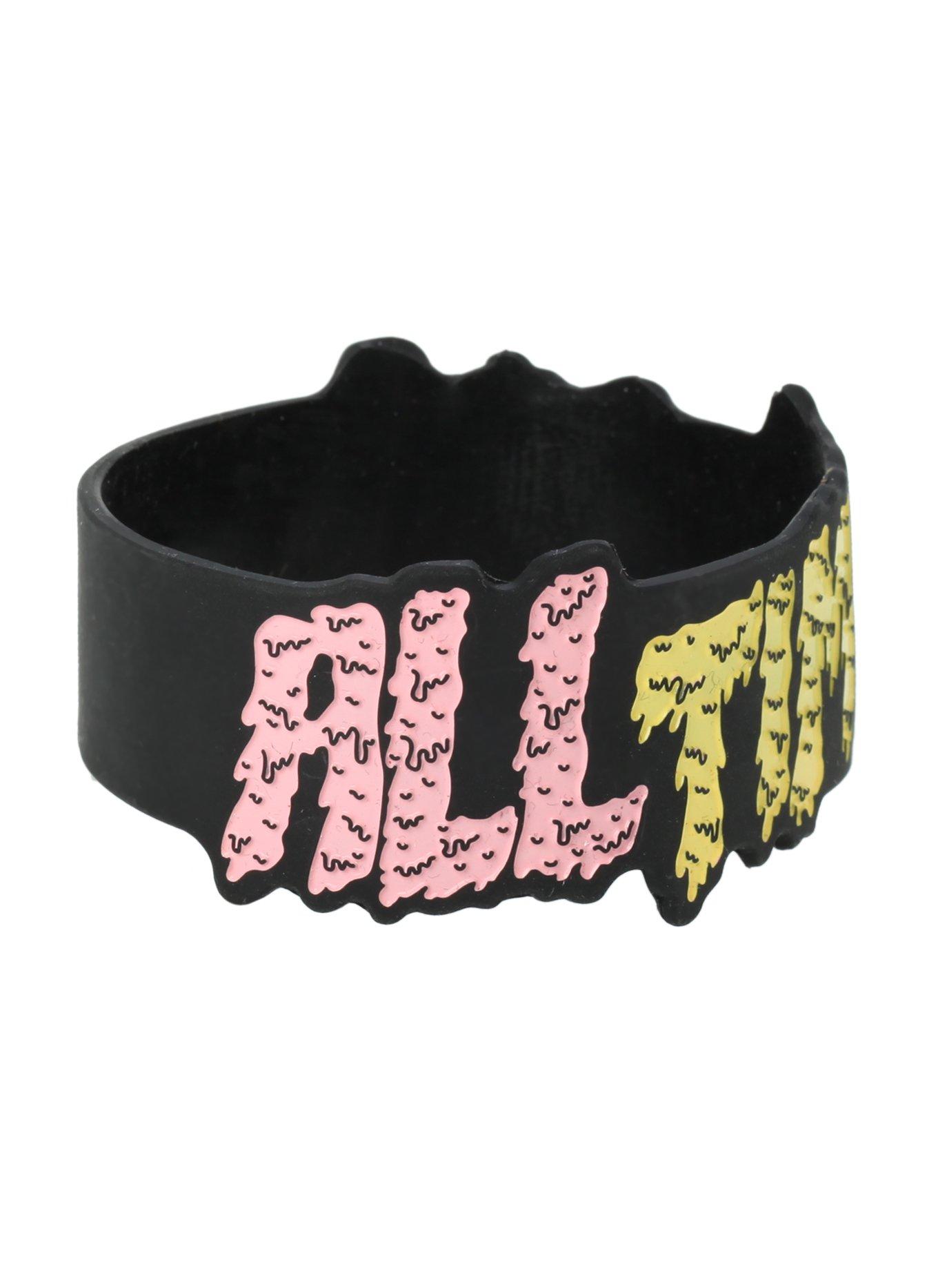 All Time Low Melting Logo Rubber Bracelet, , hi-res