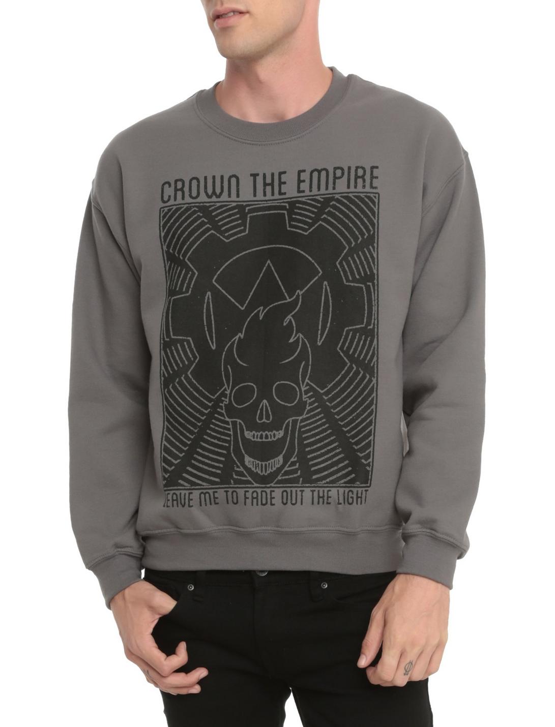 Crown The Empire Leave Me Crewneck Sweatshirt, , hi-res