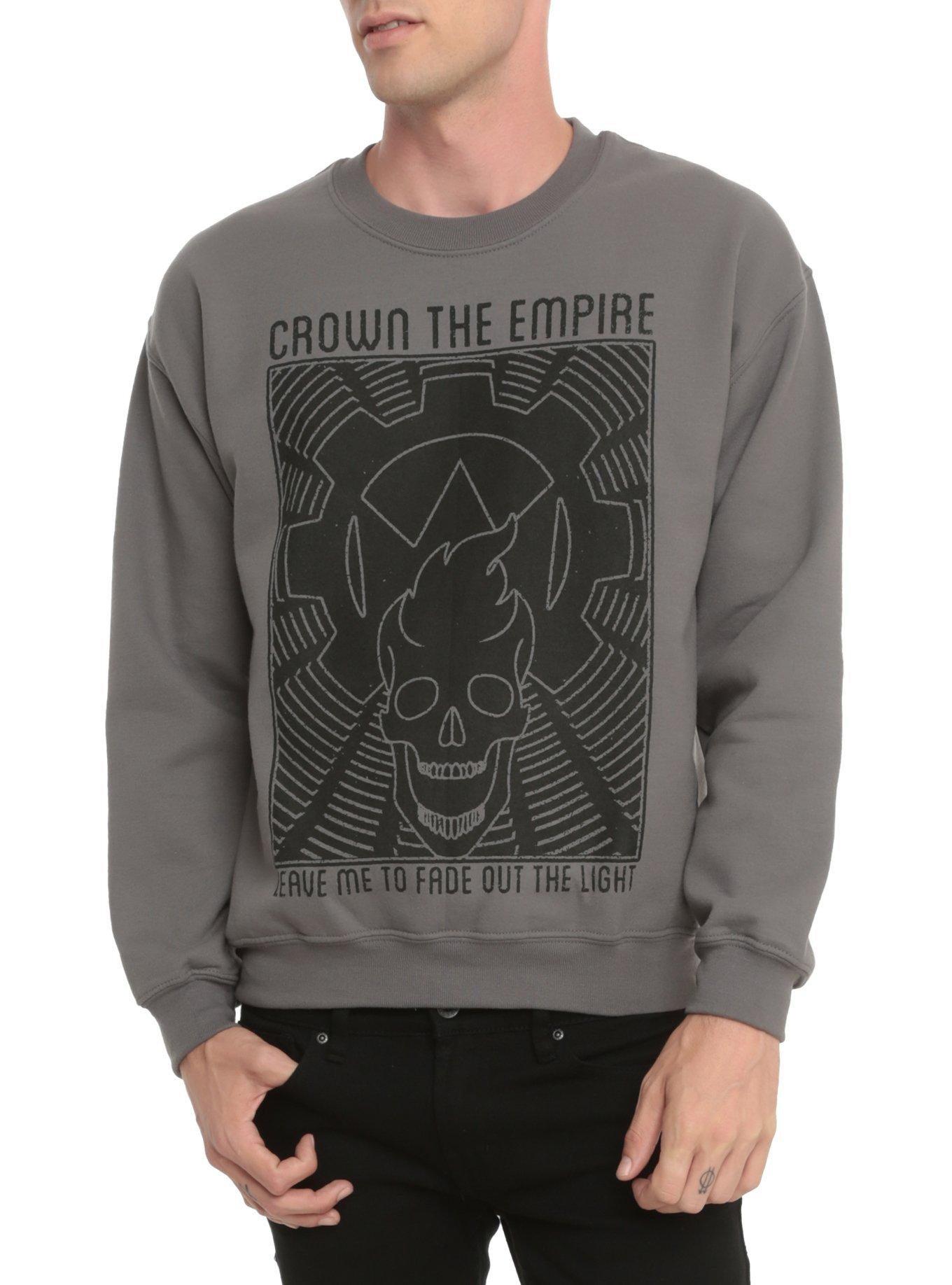 Crown The Empire Leave Me Crewneck Sweatshirt, , hi-res