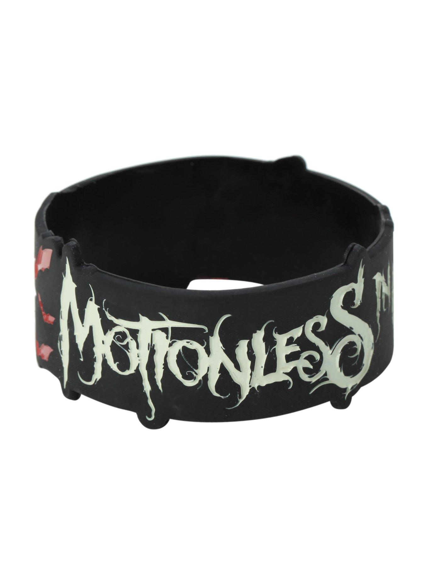 Motionless In White Bats Rubber Bracelet, , hi-res